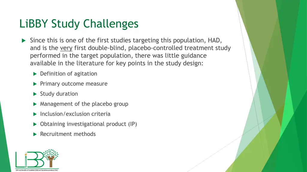 libby study challenges