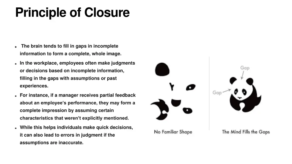 principle of closure