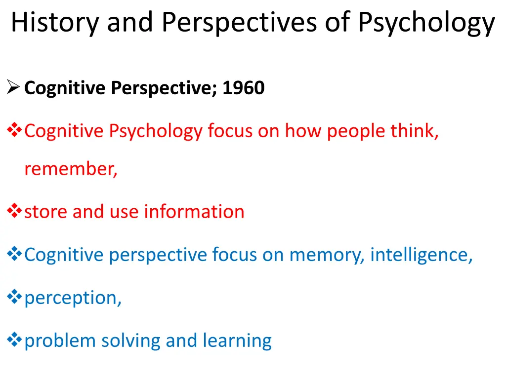 history and perspectives of psychology 4