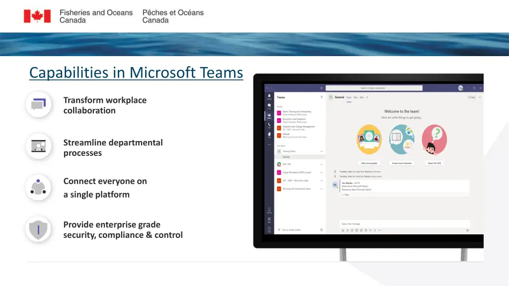 capabilities in microsoft teams