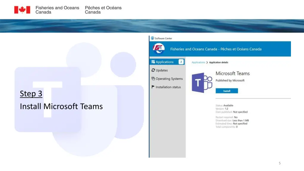 step 3 install microsoft teams