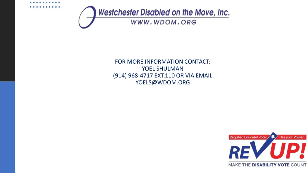 for more information contact yoel shulman