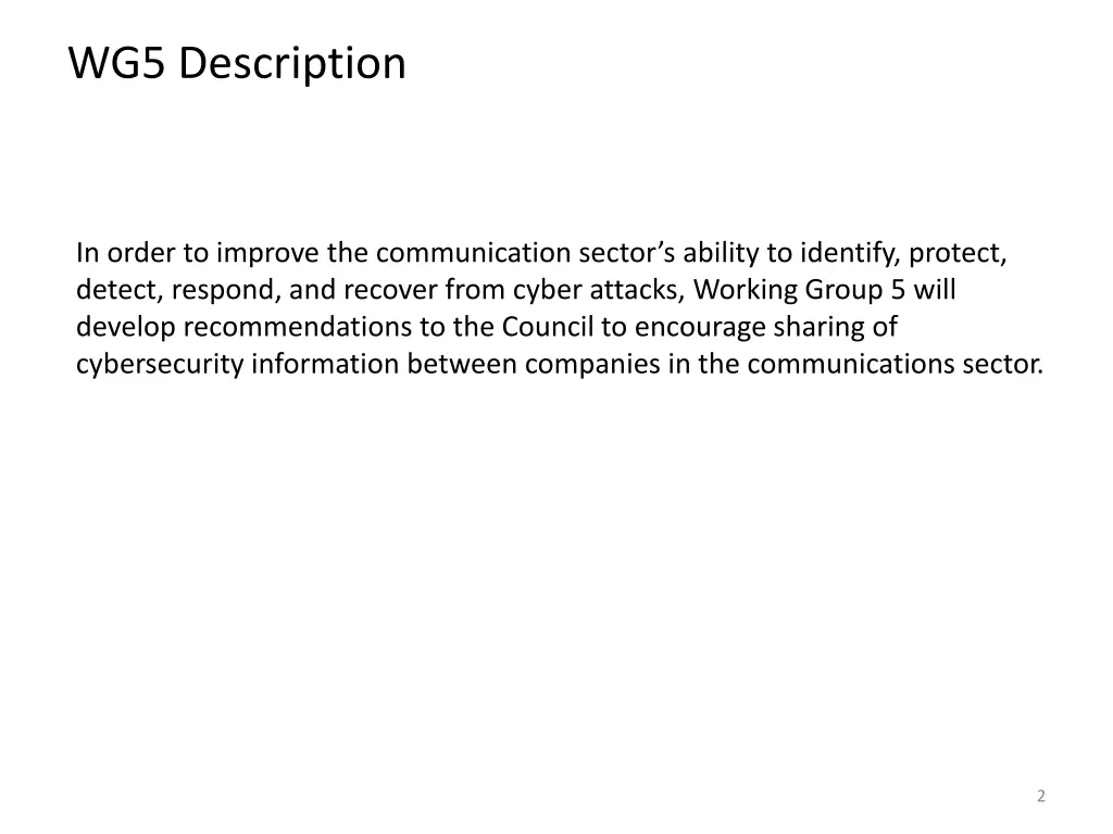 wg5 description