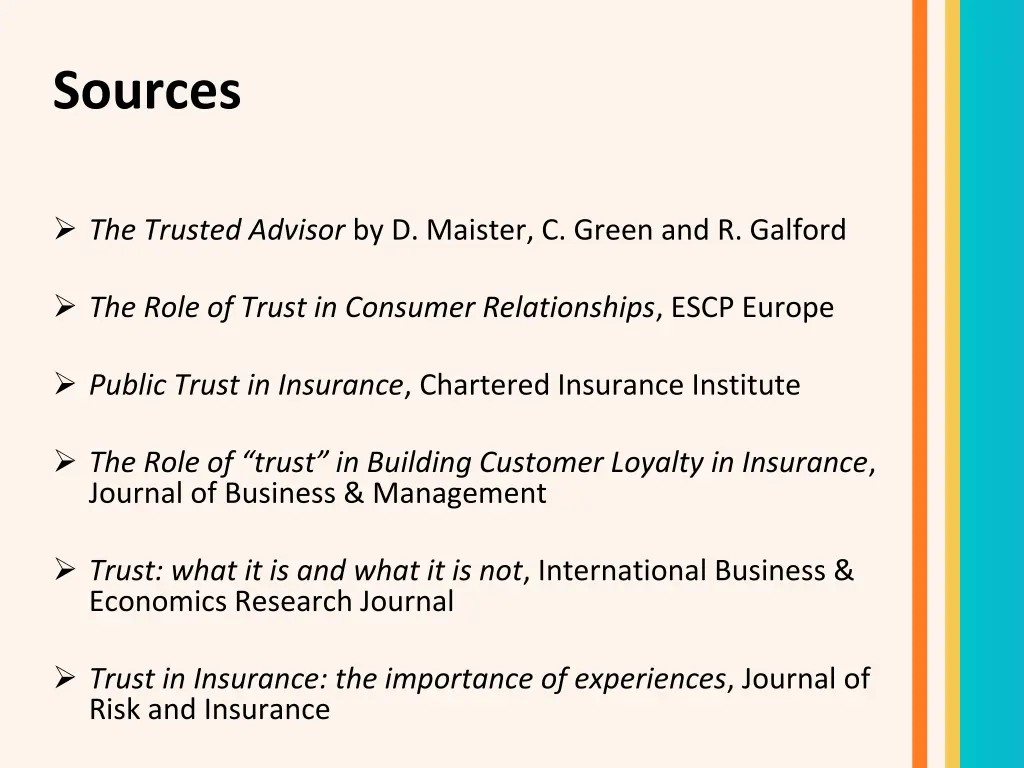 sources