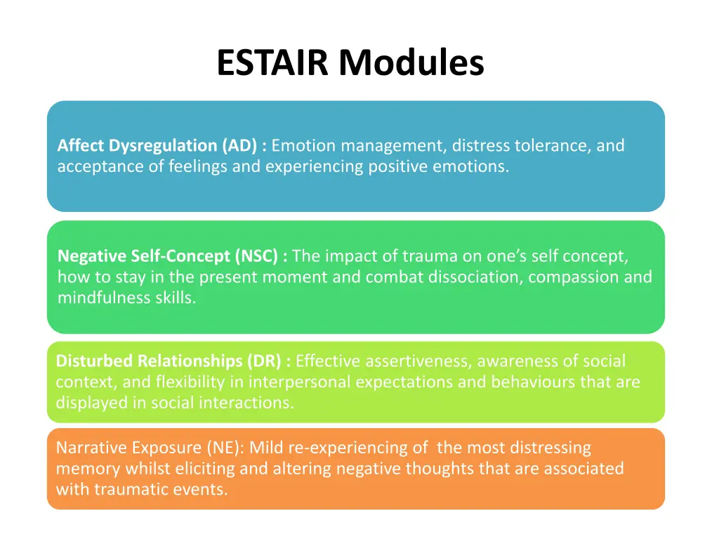 estair modules