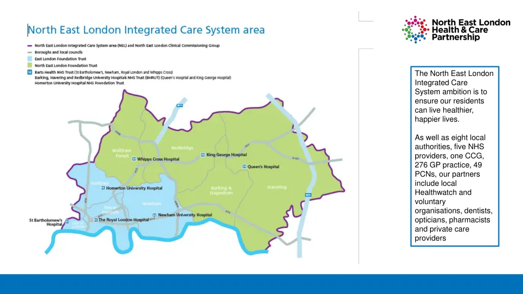 the north east london integrated care system