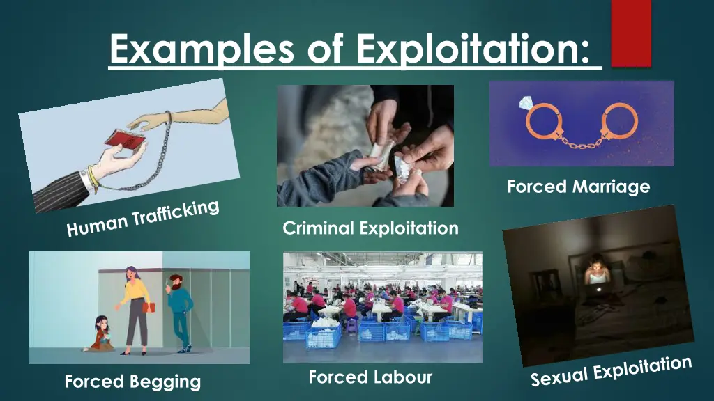 examples of exploitation