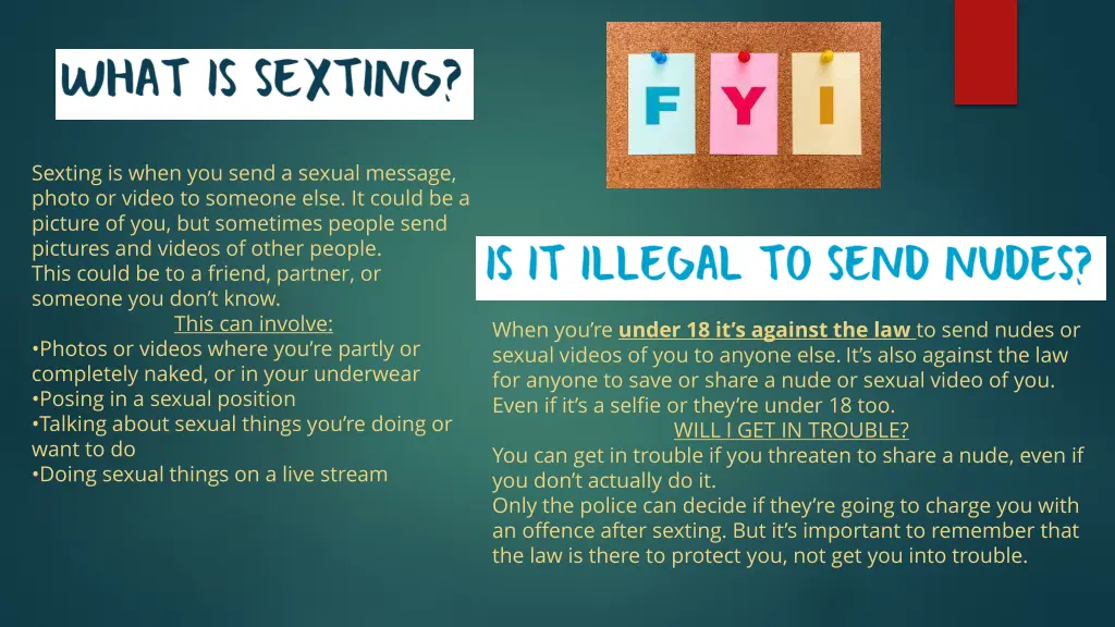 sexting is when you send a sexual message photo