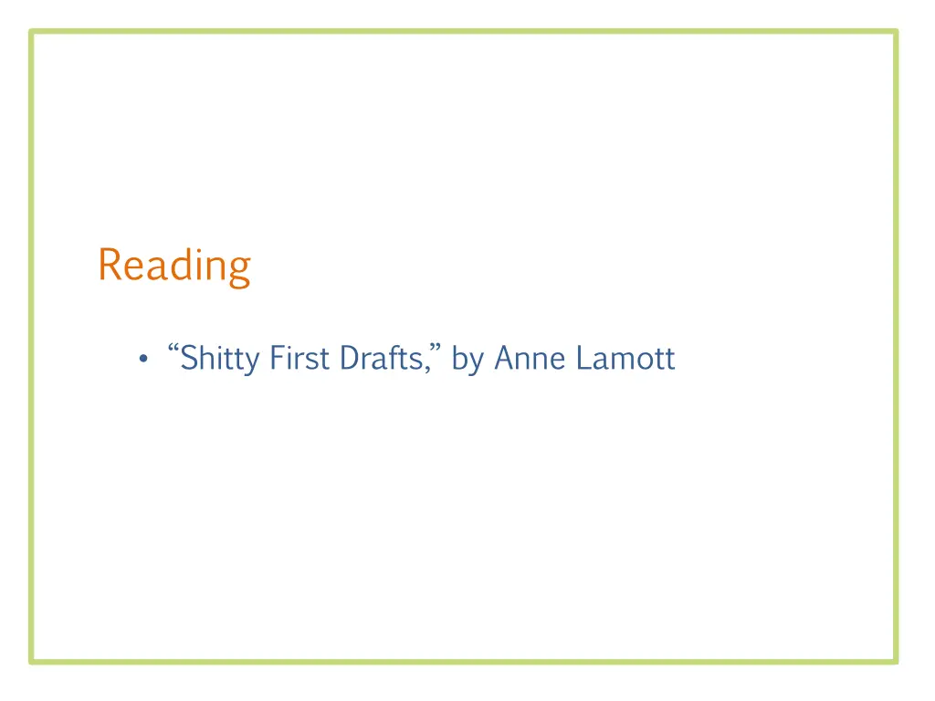 reading