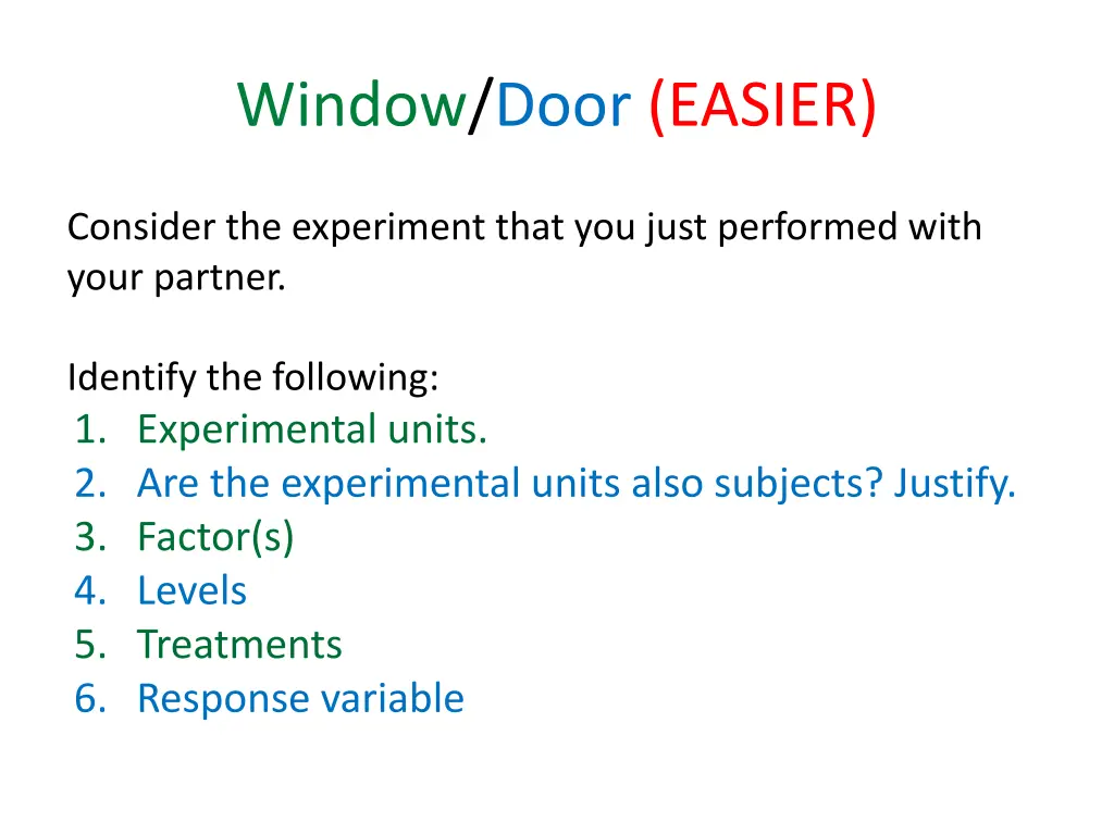 window door easier