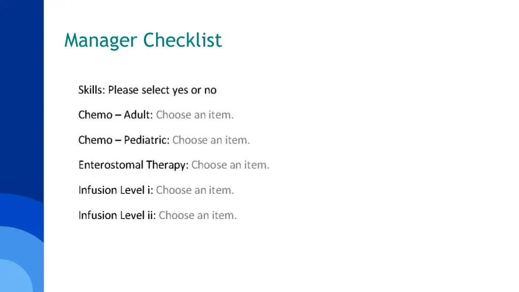 manager checklist 2