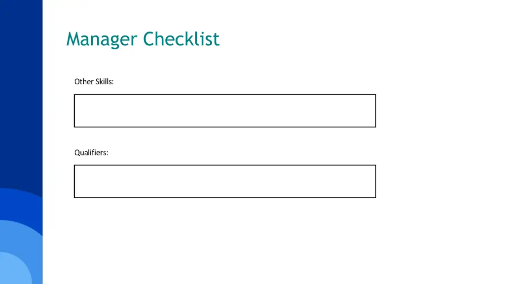 manager checklist 4