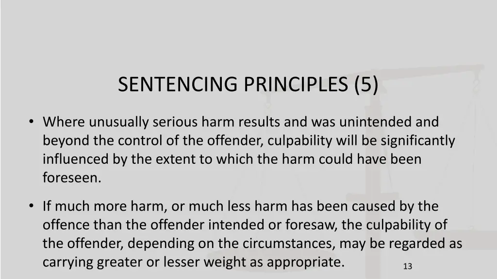 sentencing principles 5