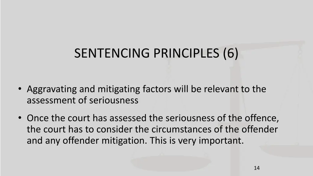 sentencing principles 6