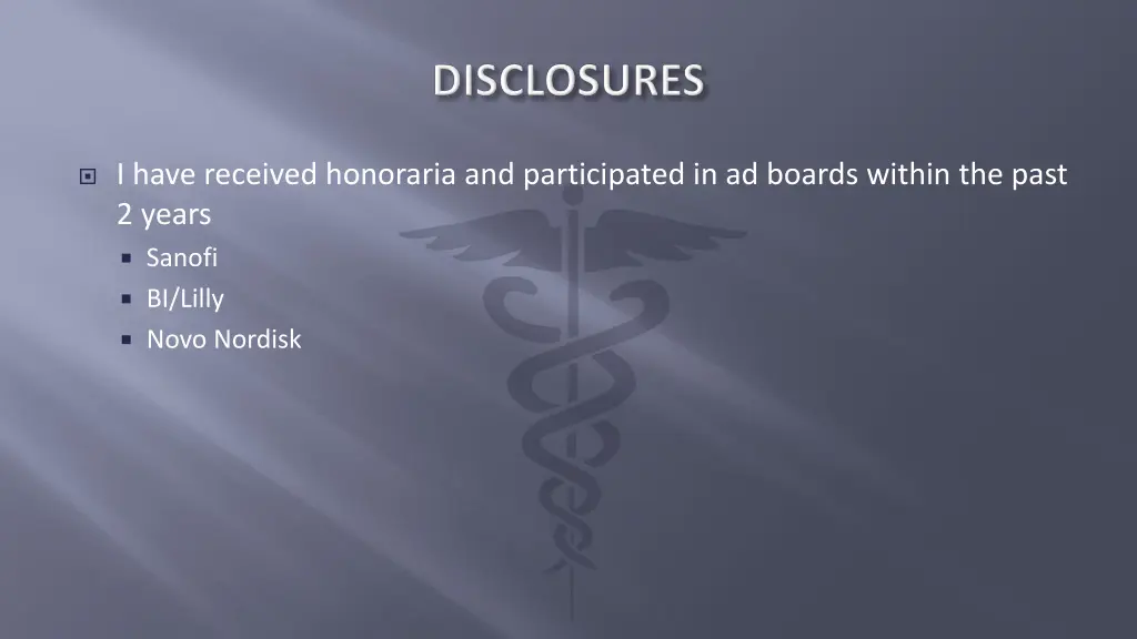 i have received honoraria and participated