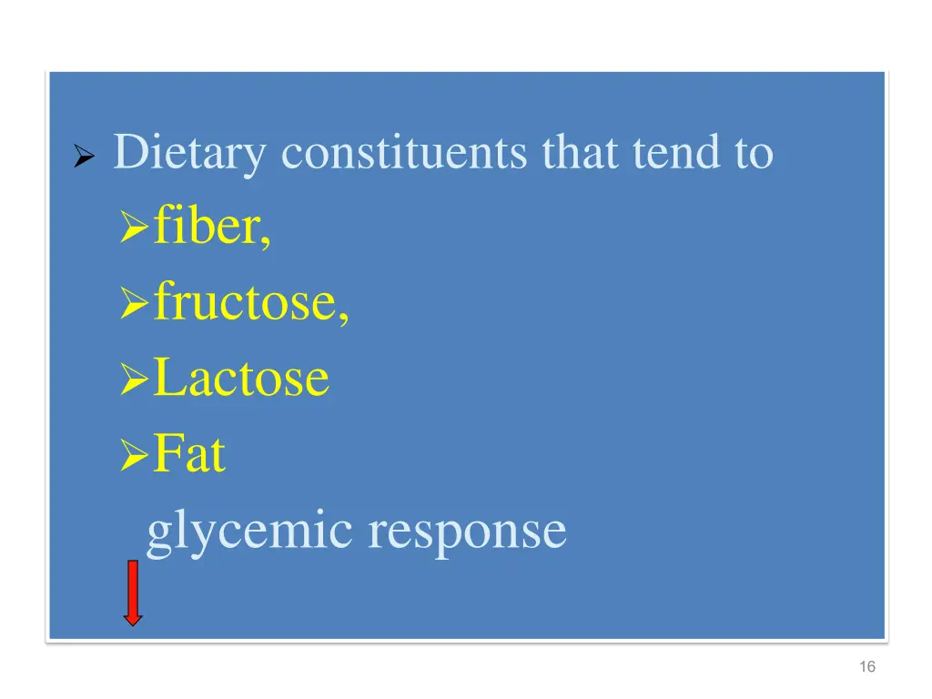 dietary constituents that tend to fiber fructose