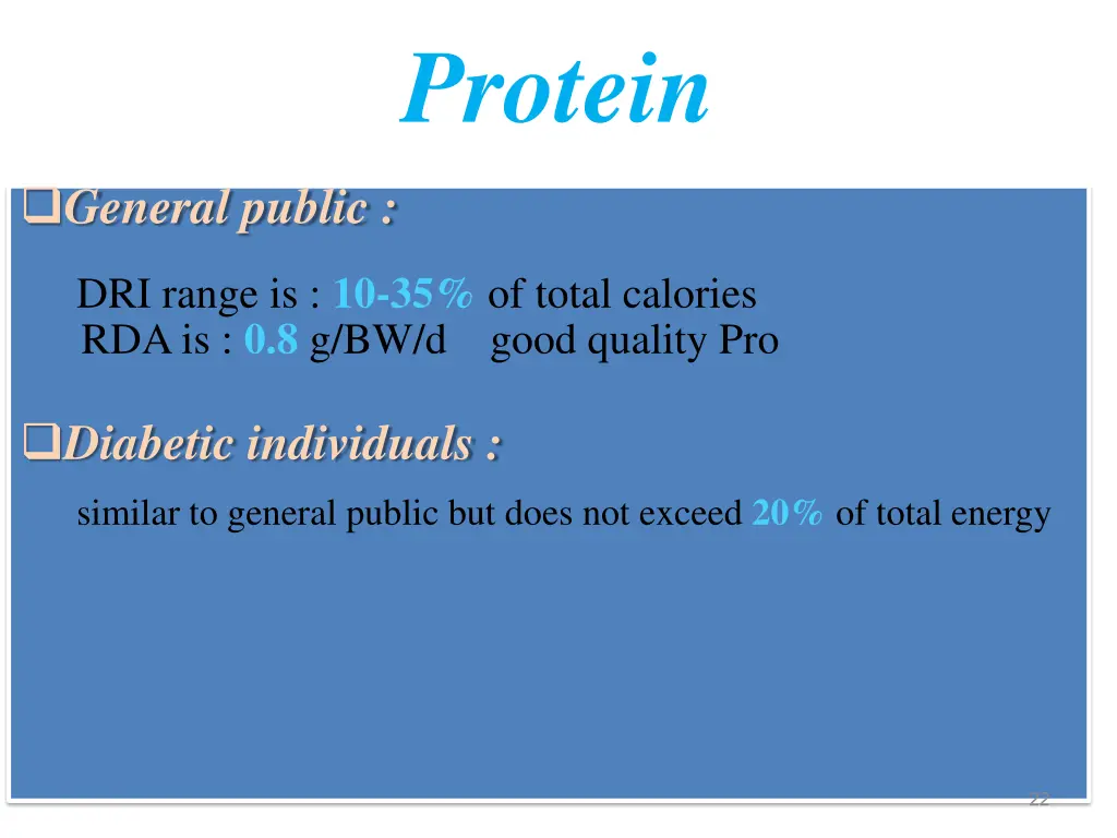 protein