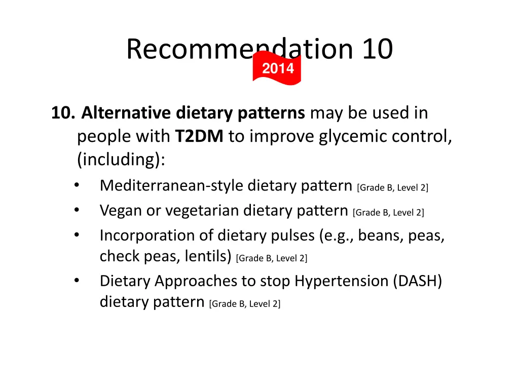 recommendation 10