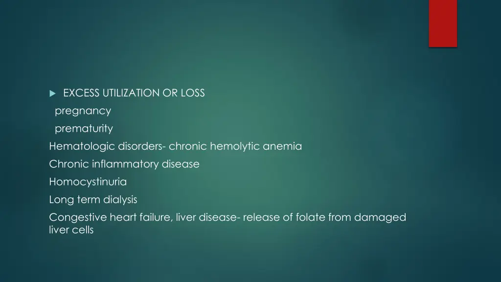 excess utilization or loss pregnancy prematurity