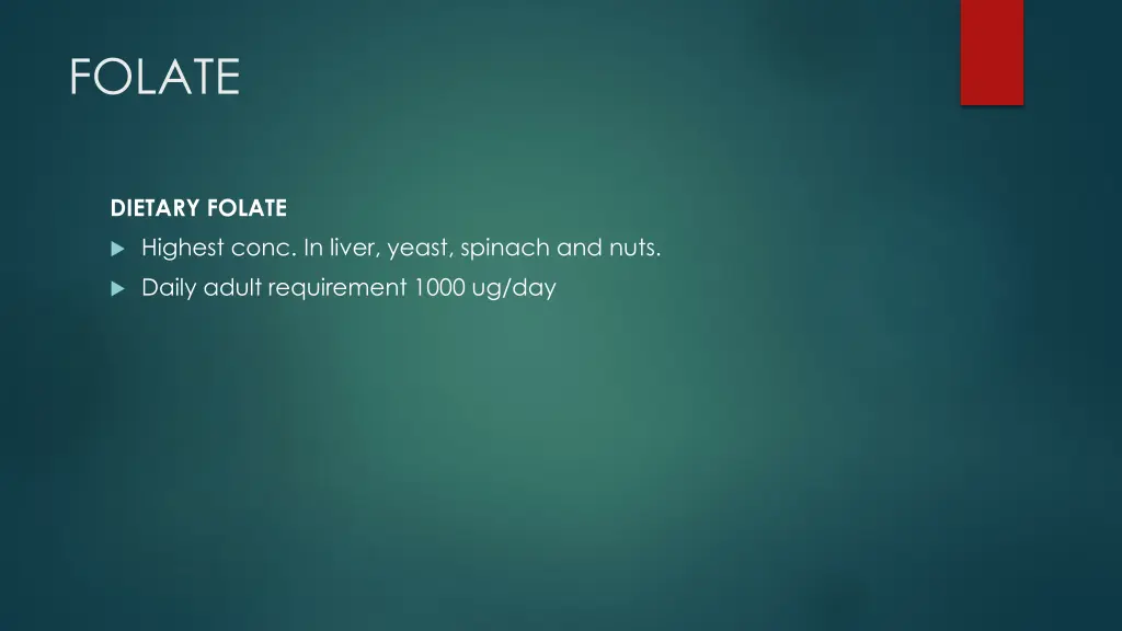 folate
