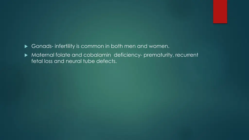 gonads infertility is common in both men and women