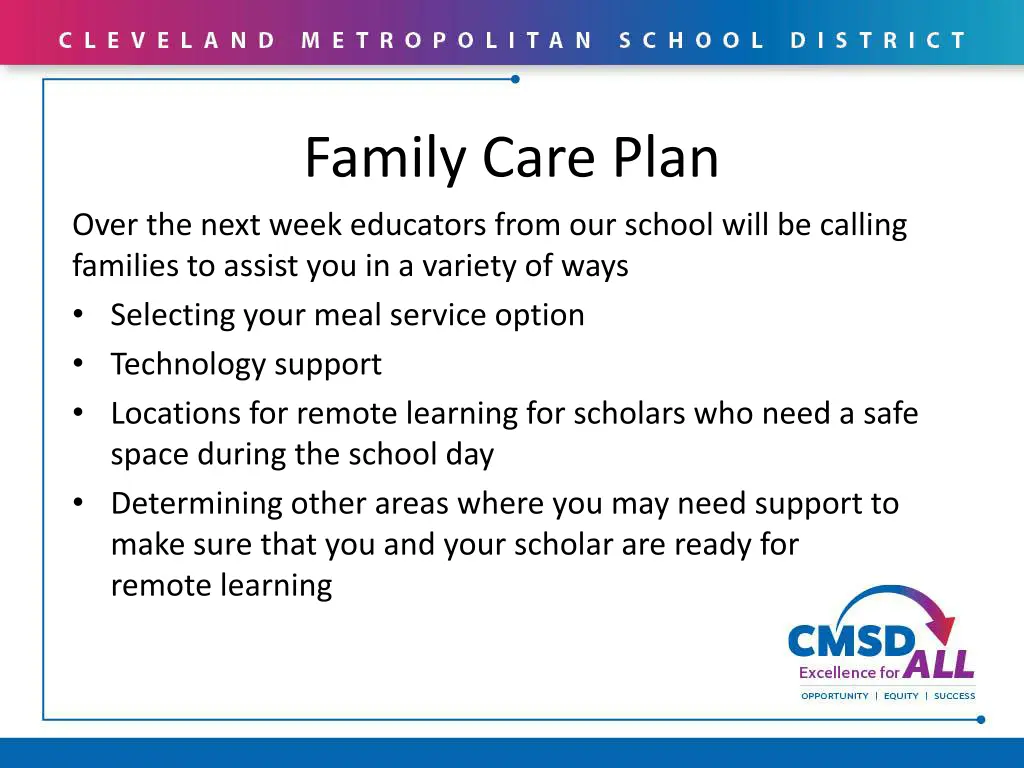 family care plan