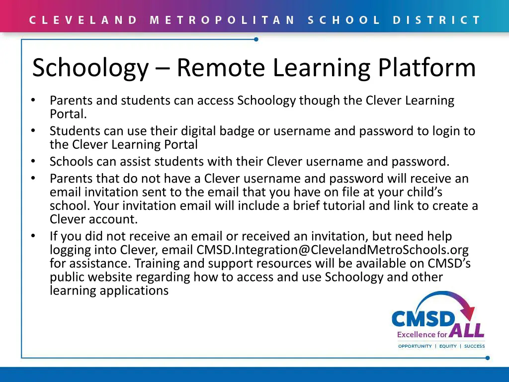 schoology remote learning platform