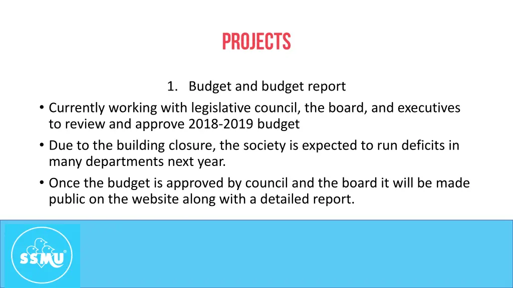 1 budget and budget report