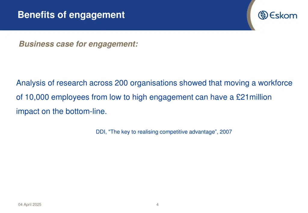 benefits of engagement