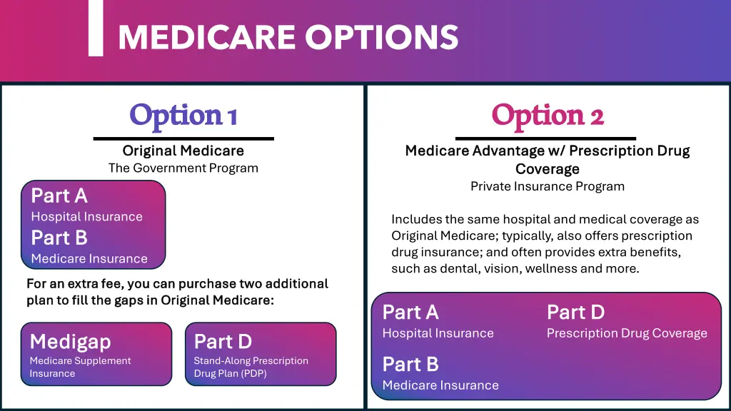 medicare options option 1 original medicare