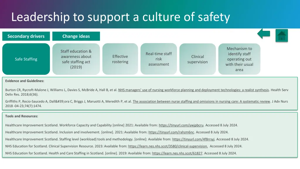 leadership to support a culture of safety 2