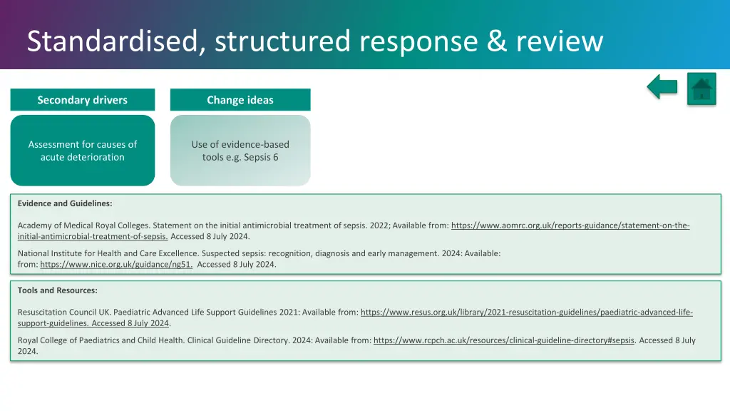 standardised structured response review 1