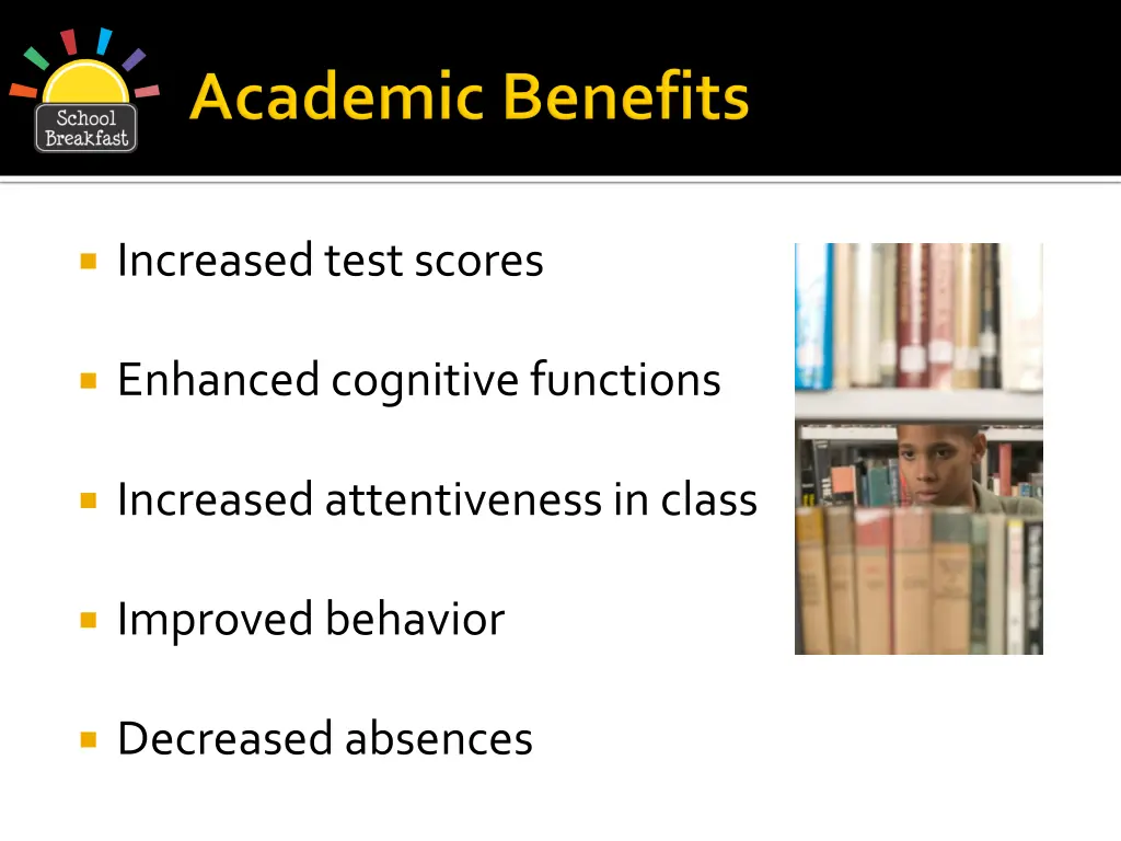 increased test scores