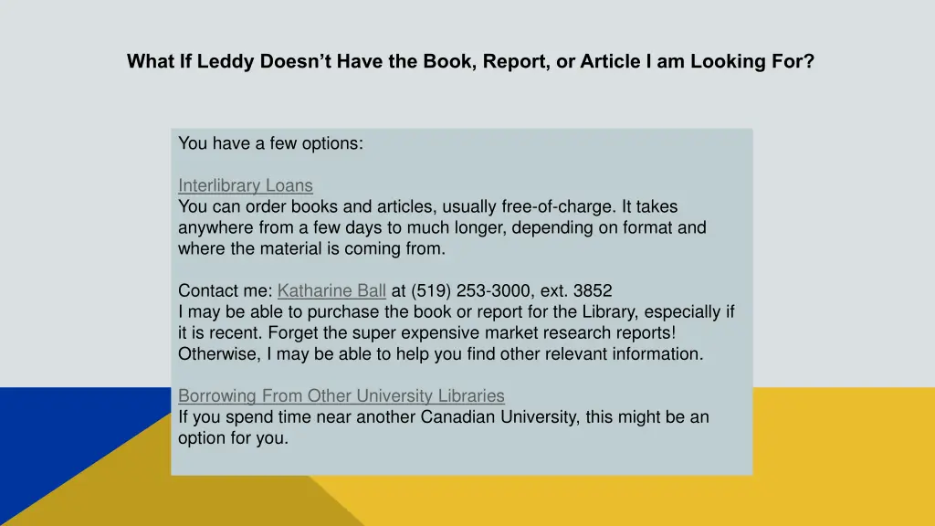 what if leddy doesn t have the book report
