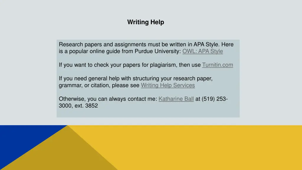 writing help