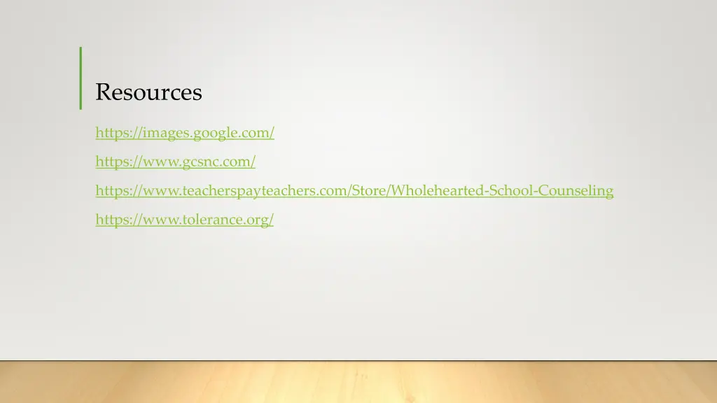 resources