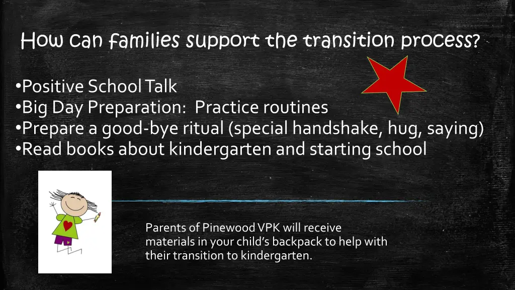how can families support the transition process