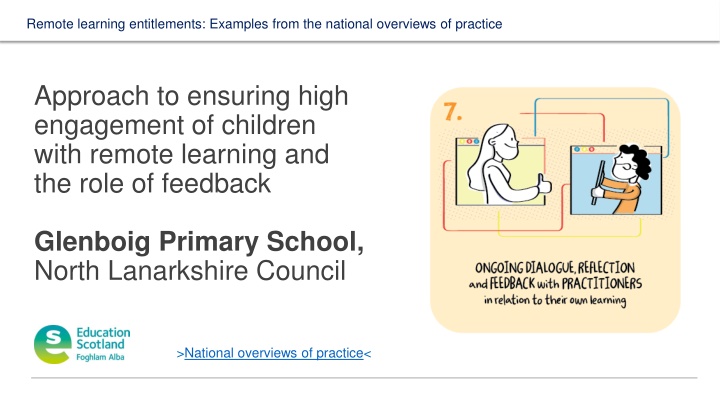 remote learning entitlements examples from