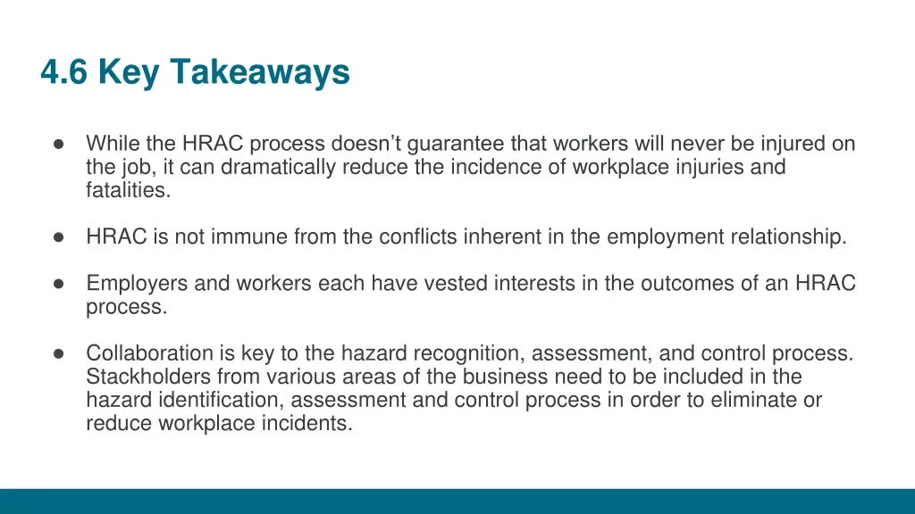4 6 key takeaways