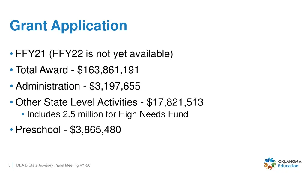 grant application