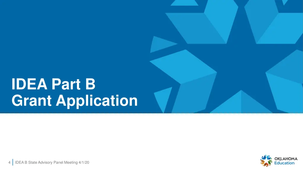 idea part b grant application