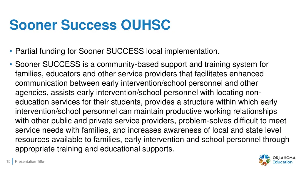 sooner success ouhsc