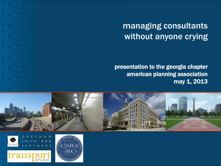 managing consultants without anyone crying