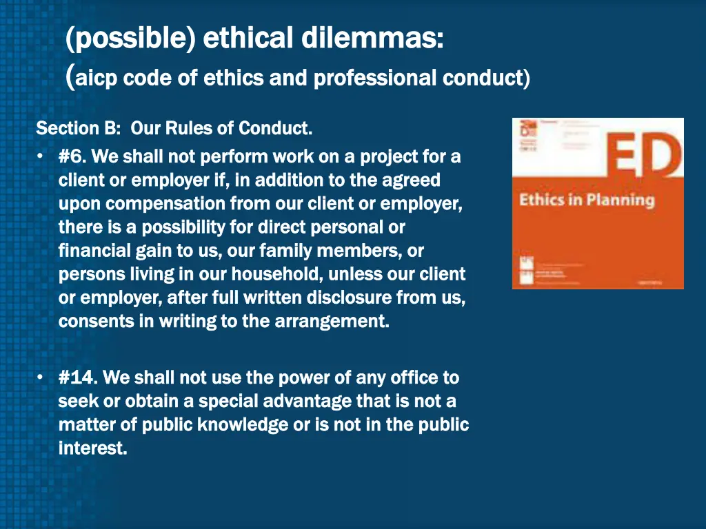 possible ethical dilemmas possible ethical 5
