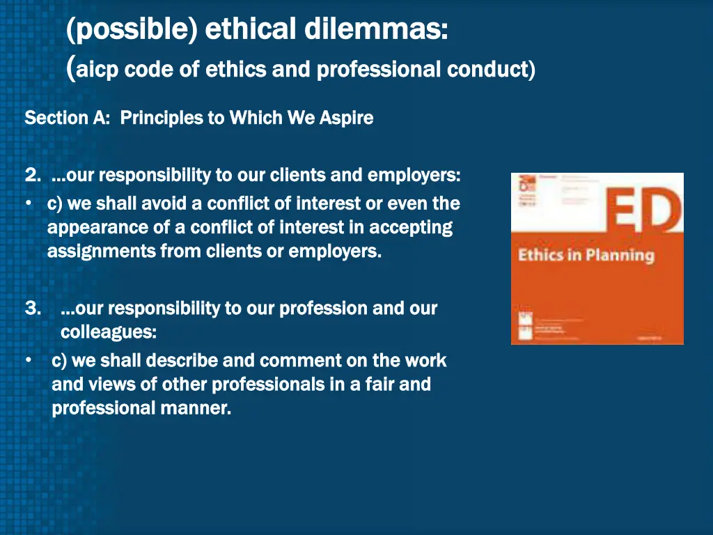 possible ethical dilemmas possible ethical