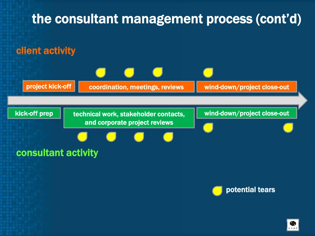 t t he consultant management process cont