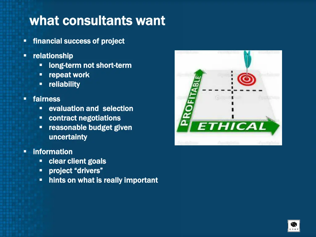 w what consultants want hat consultants want