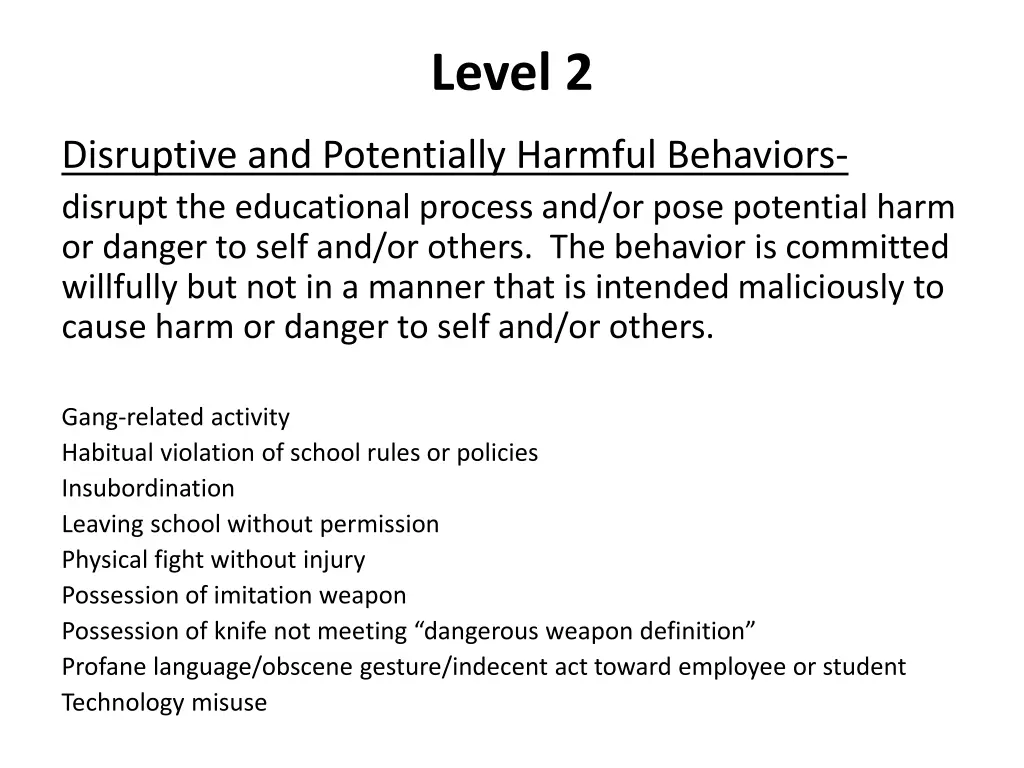 level 2