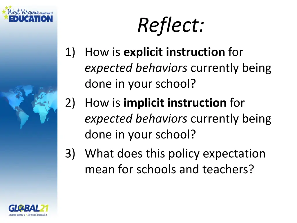 reflect