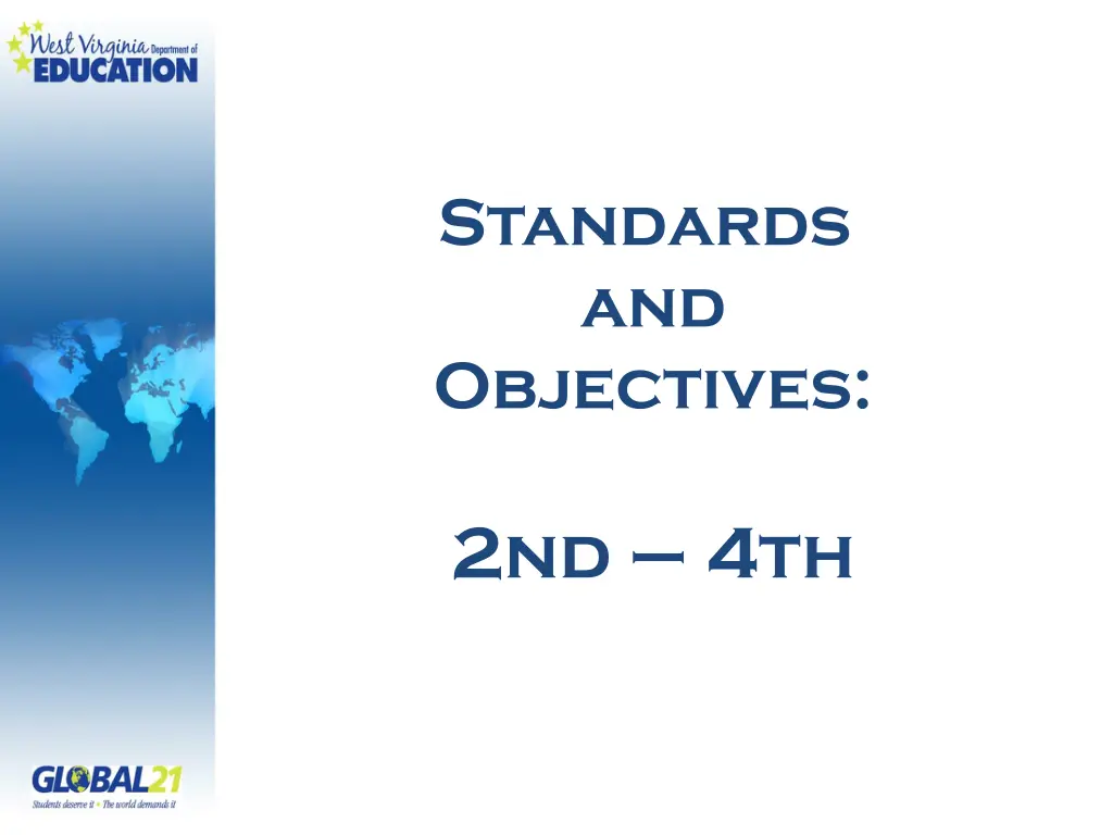 standards and objectives